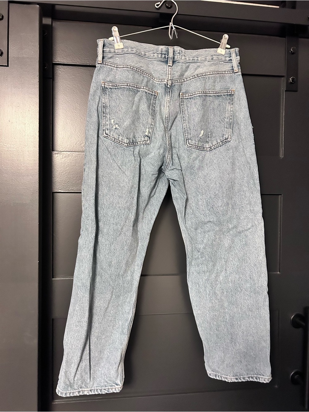 Agolde 90s Mid Rise Straight Crop Jeans - Picture 3 of 4
